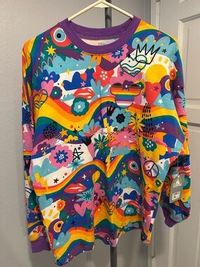 Disney Mickey Spirit Jersey Disney Parks Pride Collection 2023 Size XS